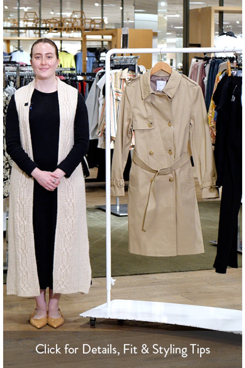 Classic Double Breasted Water Repellent Cotton Trench Coat video