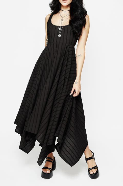 Blythe Handkerchief Hem Maxi Dress