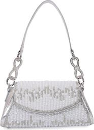 BERNESS Rhinestone Embellished Shoulder Bag