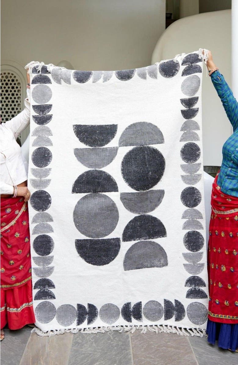 CQC LA Play Blocks Rug - 4' x 6', Alternate, color, White, Gray