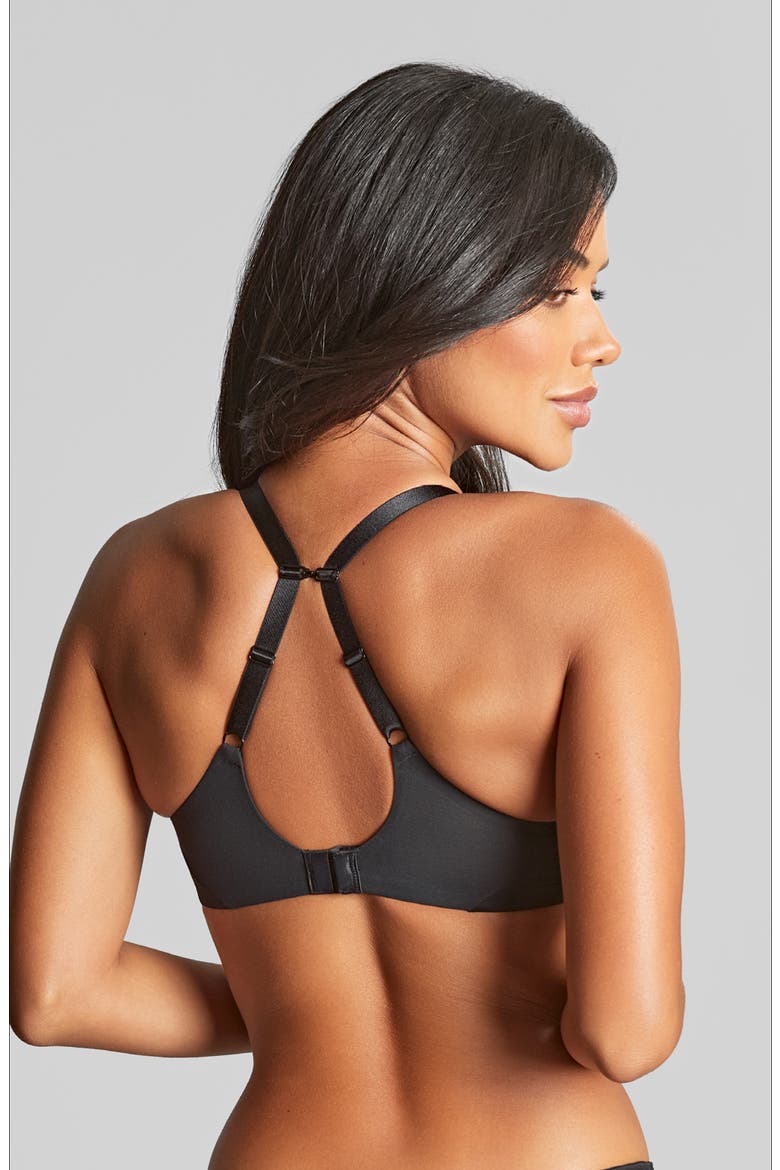 Faith Underwire Super Plunge T-Shirt Bra, Alternate, color, NOIR