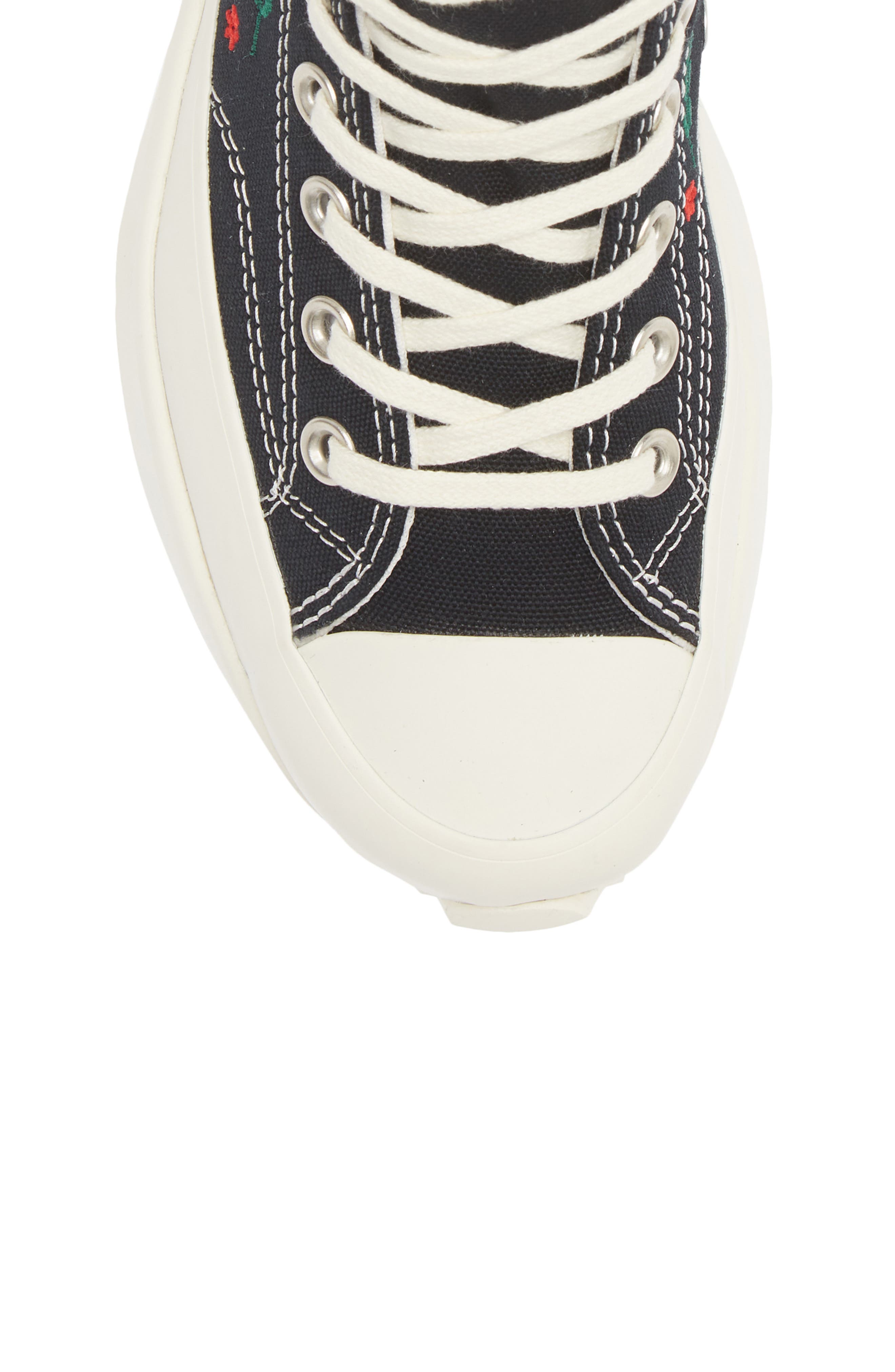 Converse Chuck Taylor<sup>®</sup> All Star<sup>®</sup> Run Star Hike Embroidered High Top Platform Sneaker, Alternate, color, 