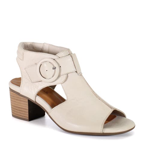 CORA LINE Leather Dressy Heeled Sandal