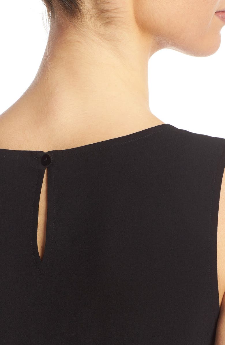 Eileen Fisher Silk Round Neck Shell, Alternate, color, 