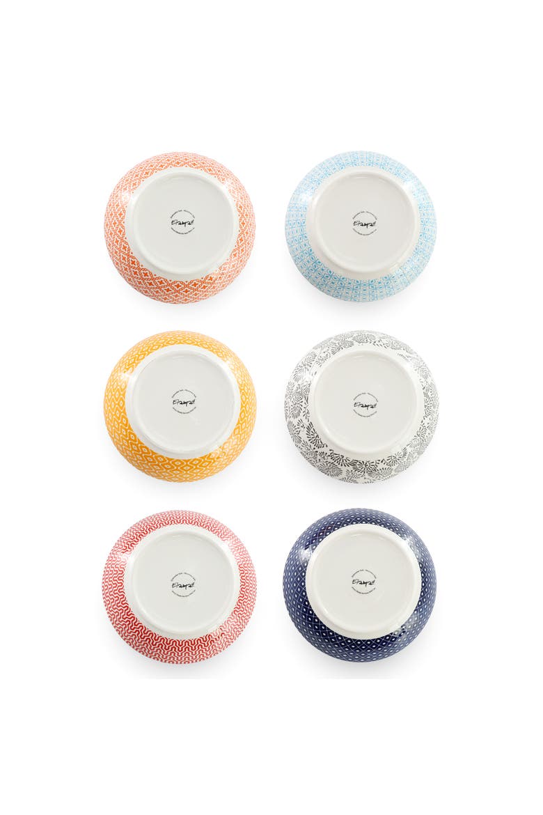Giovanna 6 Piece Assorted Porcelain Bowl Set, Alternate, color, Assorted