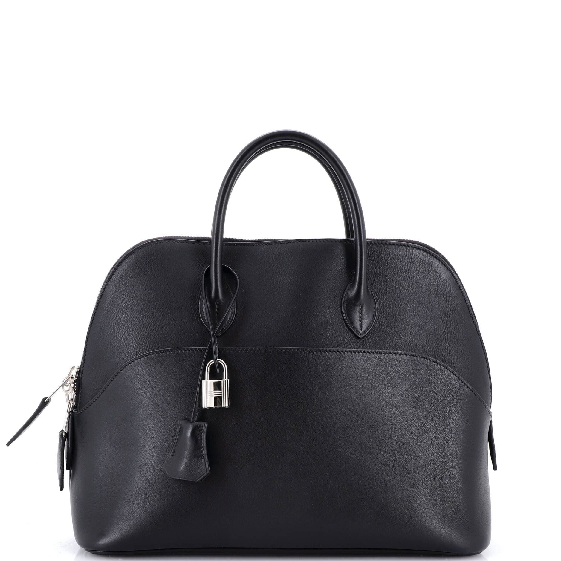 Pre-Owned Hermes Bolide 1923 Bag Swift 30, Main, color, Noir