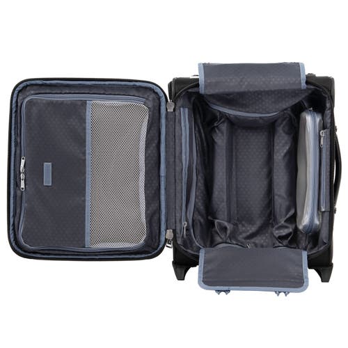 Travelpro Platinum Elite Softside Expandable Carry-on 16-inch 2 Wheel Luggage In Shadow Black