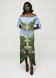 Tyler McGillivary Eris Garden Cowl Neck Top