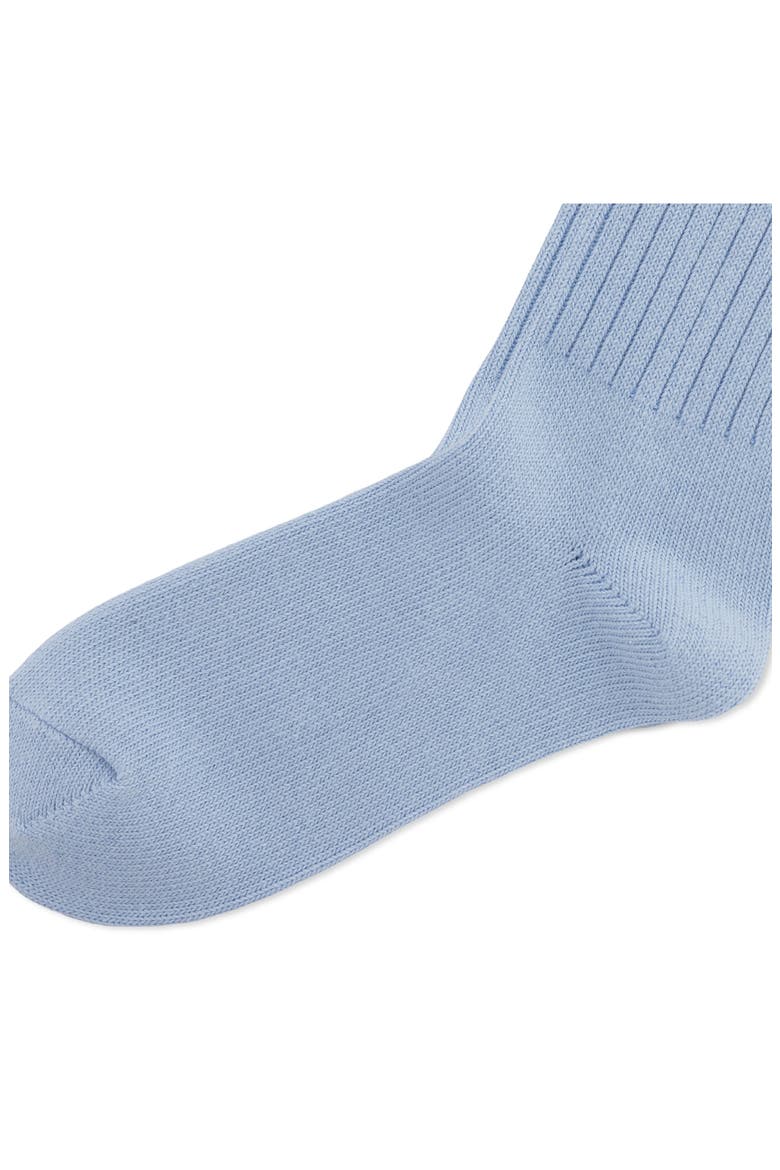 Basic Crew Socks, Alternate, color, LIGHT BLUE