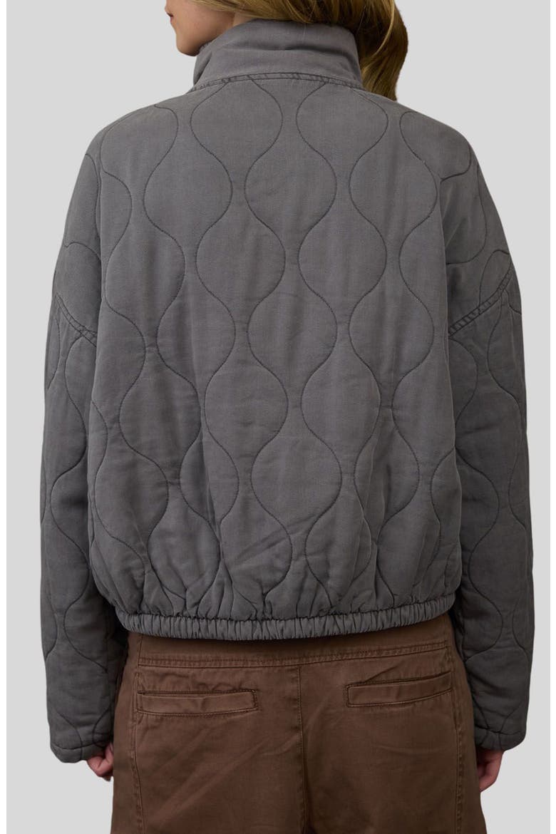 Quilted Jacket, Alternate, color, CHARCOAL