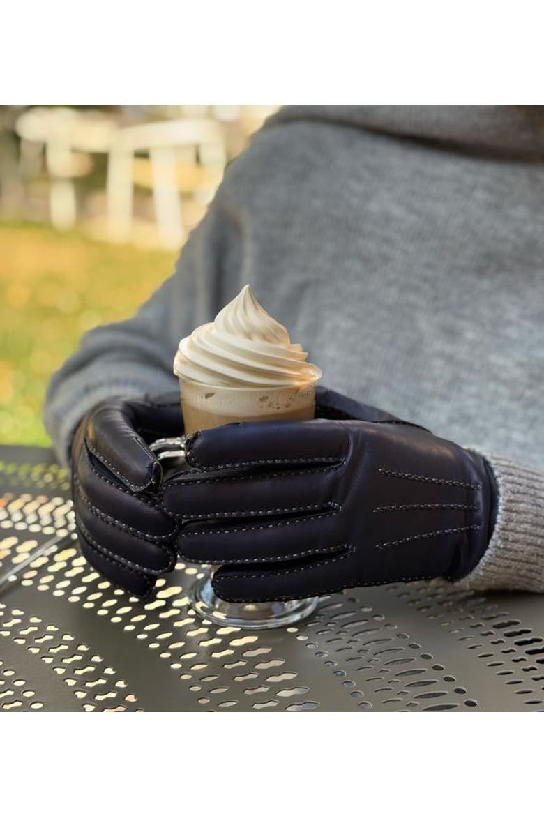 Arnaud Shearling Glove, Alternate, color, Noir