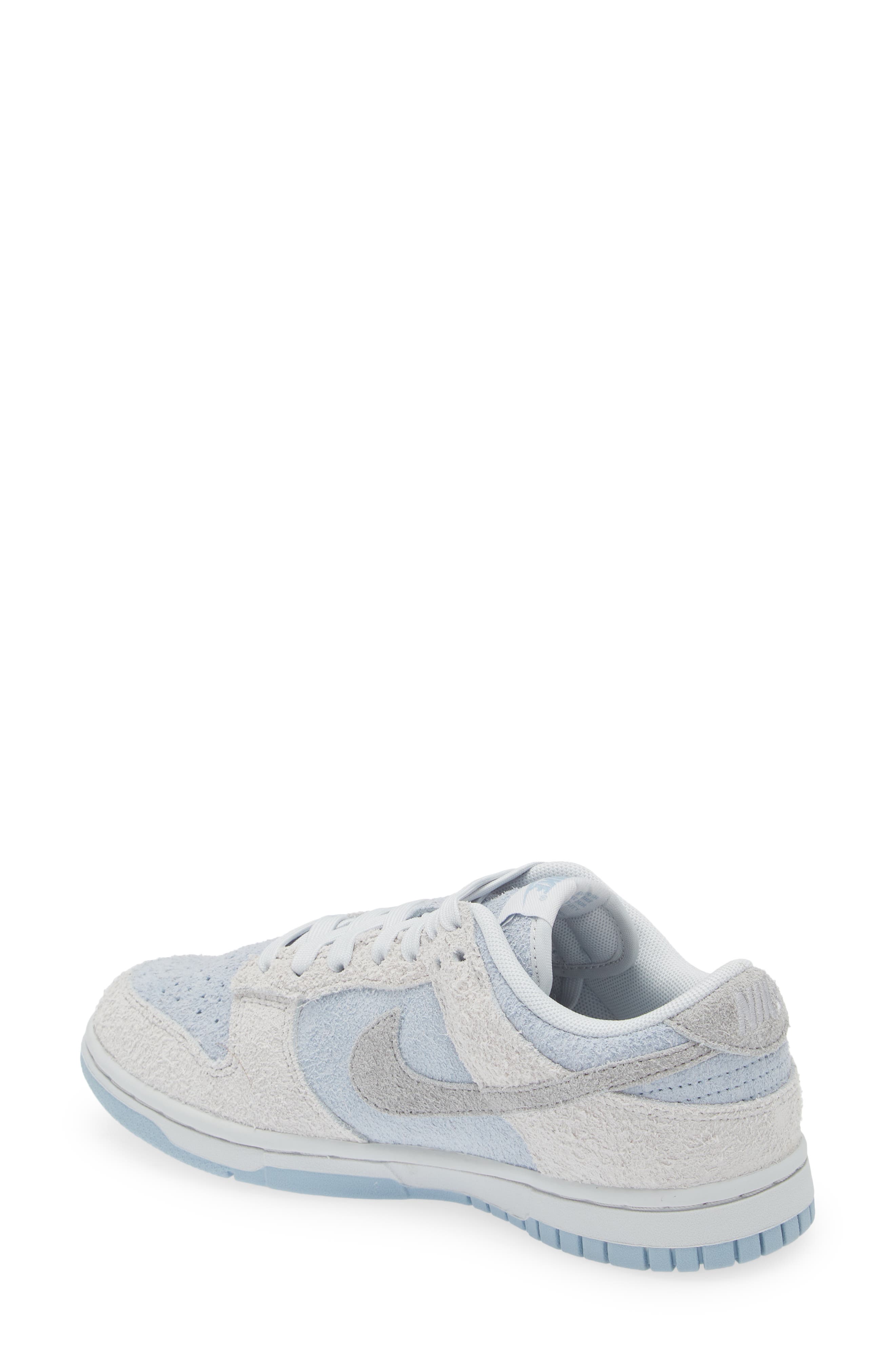 Dunk Low Basketball Sneaker, Alternate, color, PHOTON DUST/ SMOKE GREY/ BLUE