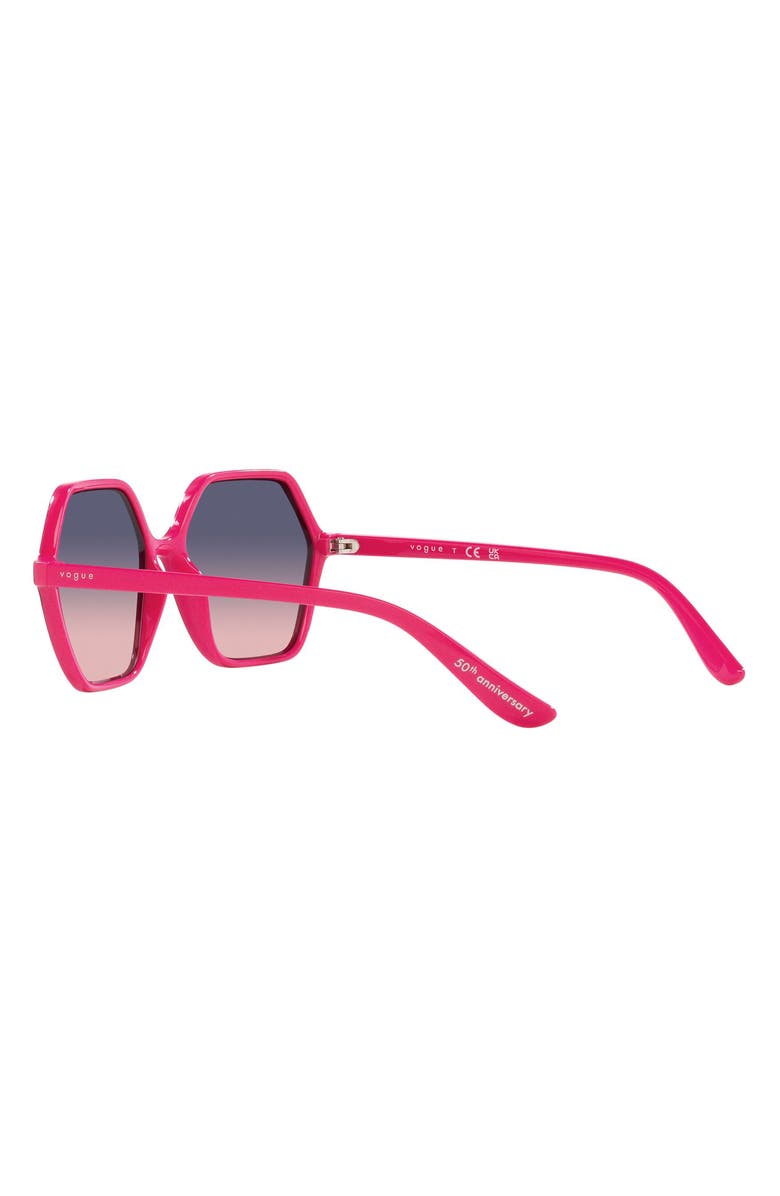 VOGUE 55mm Gradient Irregular Sunglasses, Alternate, color,