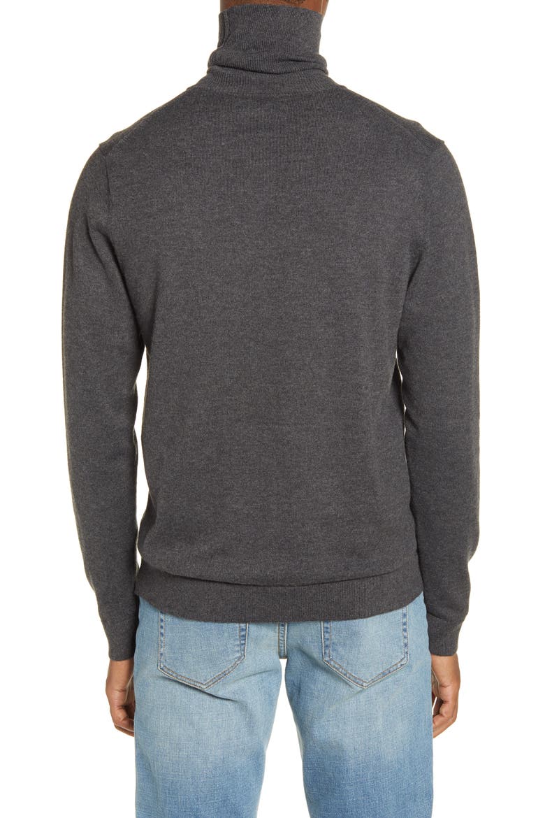 x Alex Costa Turtleneck Sweater, Alternate, color, GREY DARK CHARCOAL HEATHER