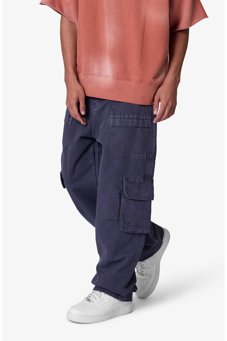 Ultra Baggy Cargo Jeans, Alternate, color, WASHED BLACK