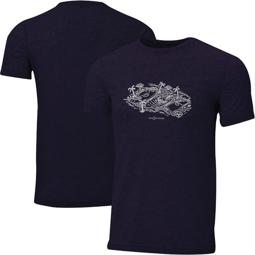 Ahead Navy The Players Course Instant Classic Tri-blend T-shirt In Blue