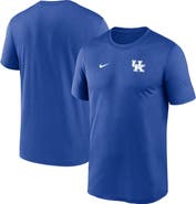 Nike Men's Nike Royal Kentucky Wildcats 2025 Sideline Small Logo Legend Performance T-Shirt