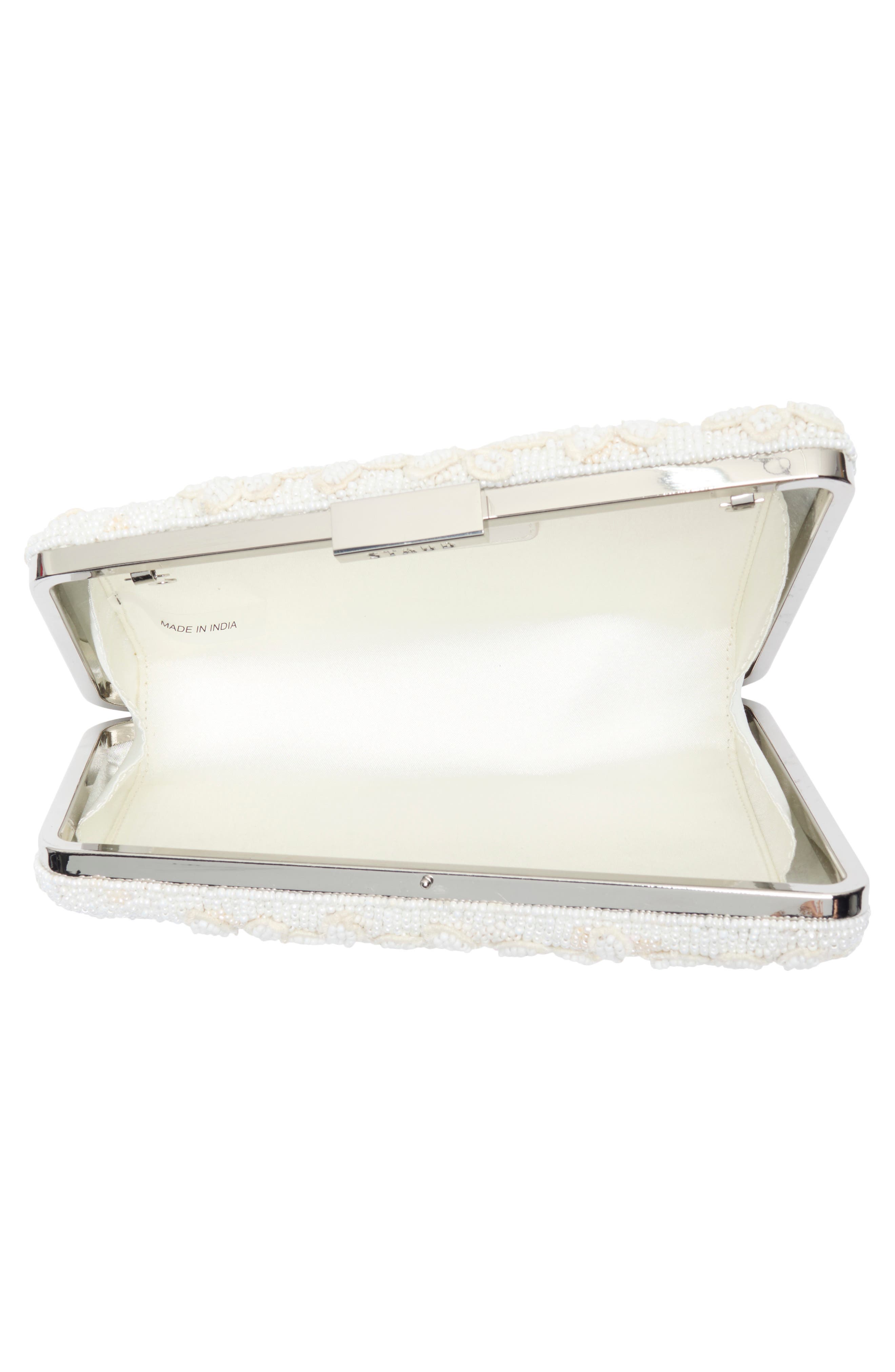 STAUD Carmella Beaded Clutch, Alternate, color, Garden Party