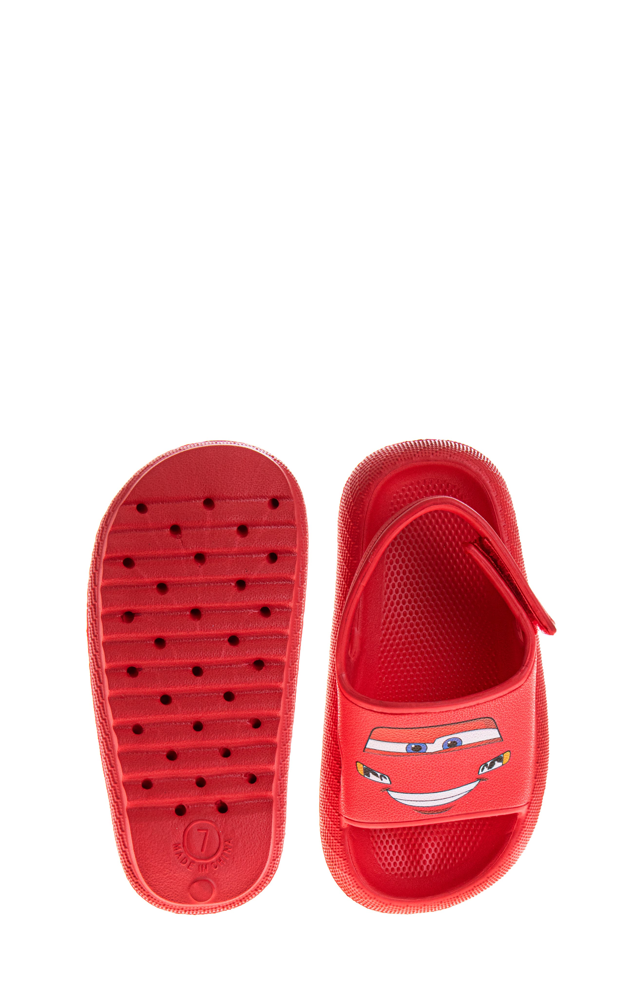 JOSMO x Disney<sup>®</sup> Kids' Pixar Cars Lightning McQueen Slingback Sandal, Alternate, color, 