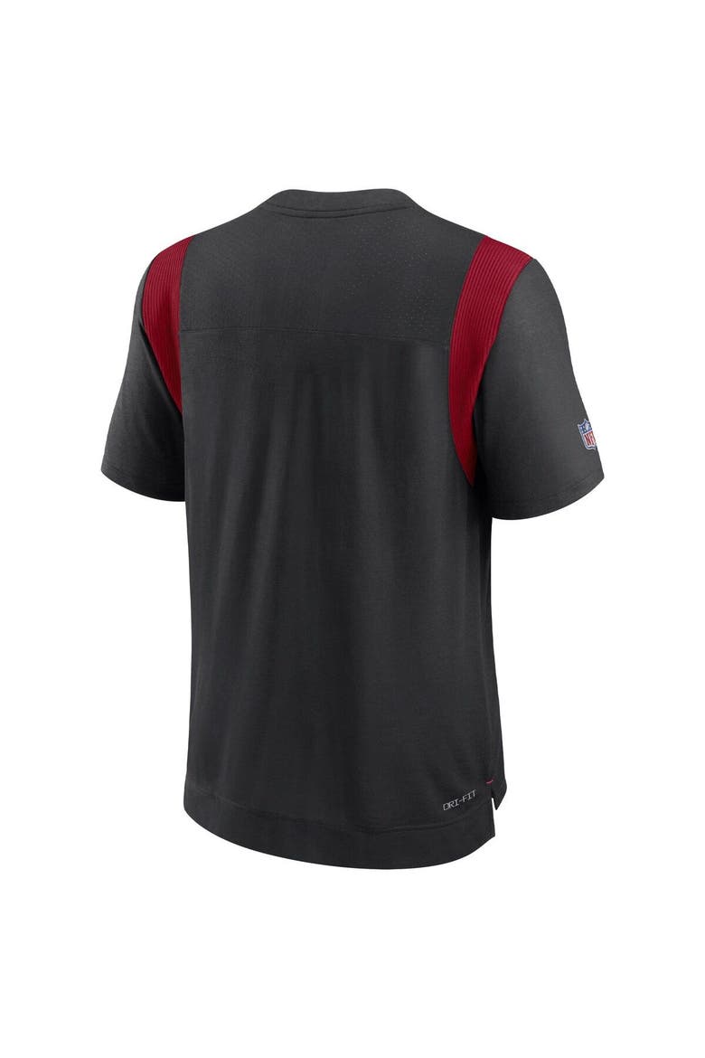 Men's Nike Black Atlanta Falcons Sideline Tonal Logo Performance Player T-Shirt, Alternate, color, Black