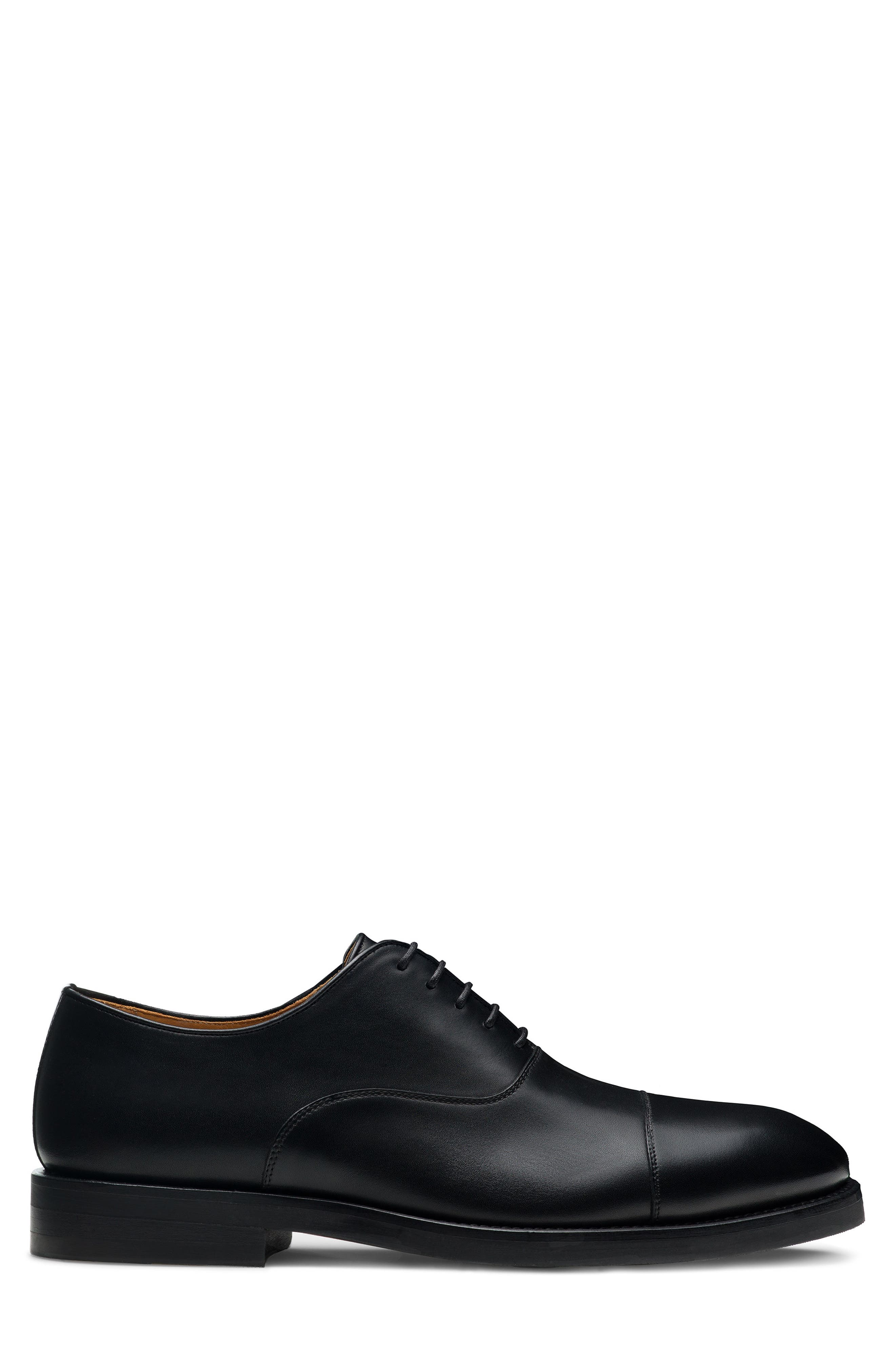 Magnanni Mayon Water Resistant Cap Toe Derby, Alternate, color, Black
