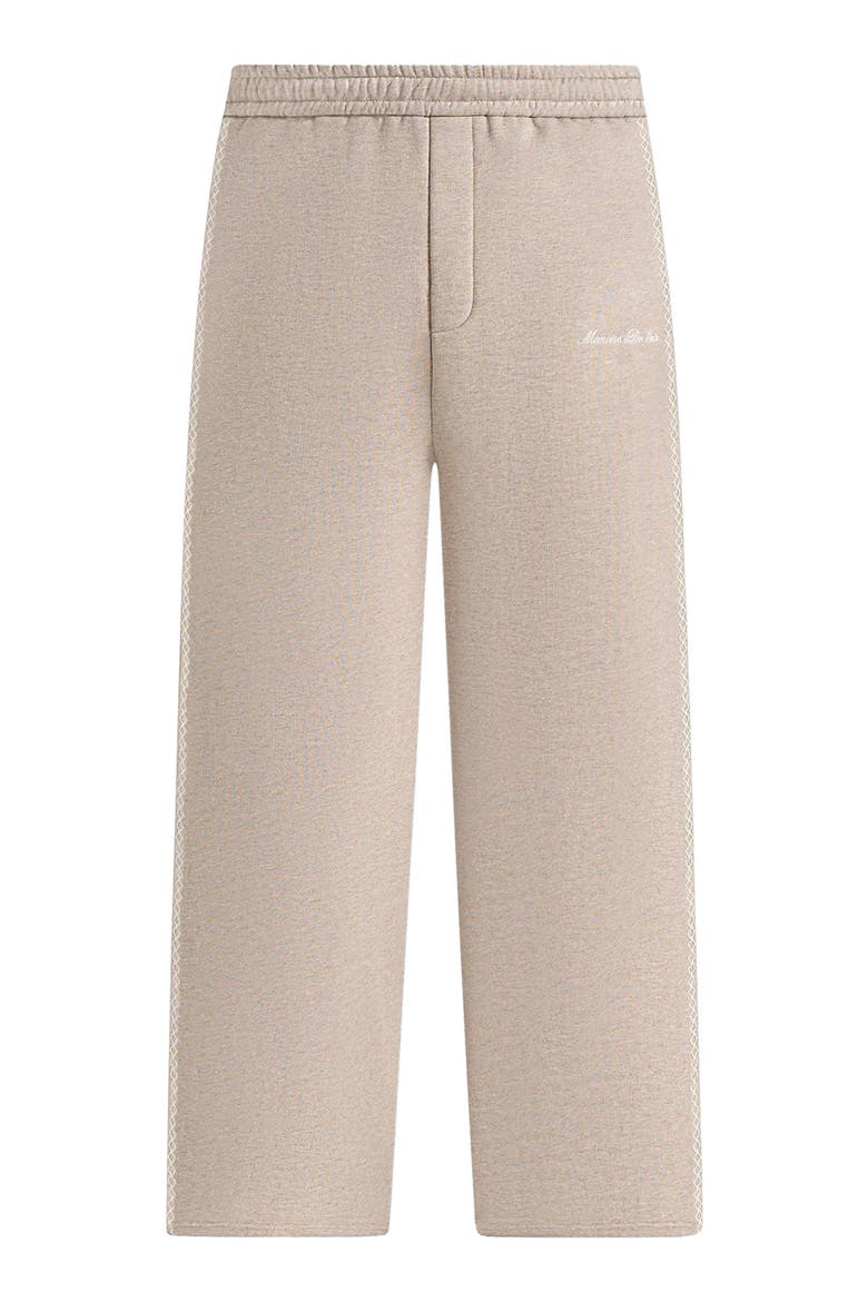 Morgan Unisex Whipstitch Wide Leg Jogger, Alternate, color, Taupe
