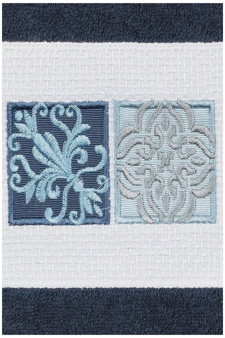 Vivian Embellished Hand Towel - Midnight Blue, Alternate, color, MIDNIGHT BLUE
