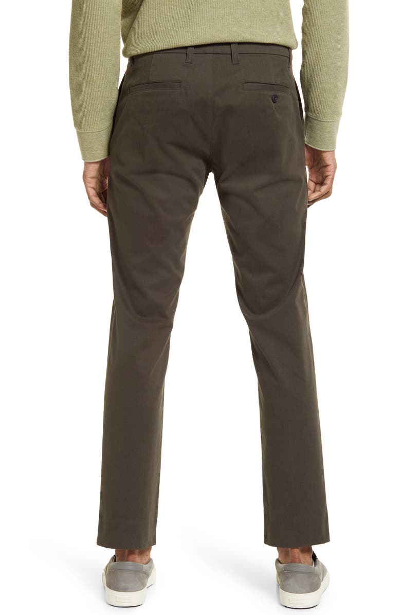 Vince Griffith Stretch Cotton Twill Chino Pants, Alternate, color, Frog