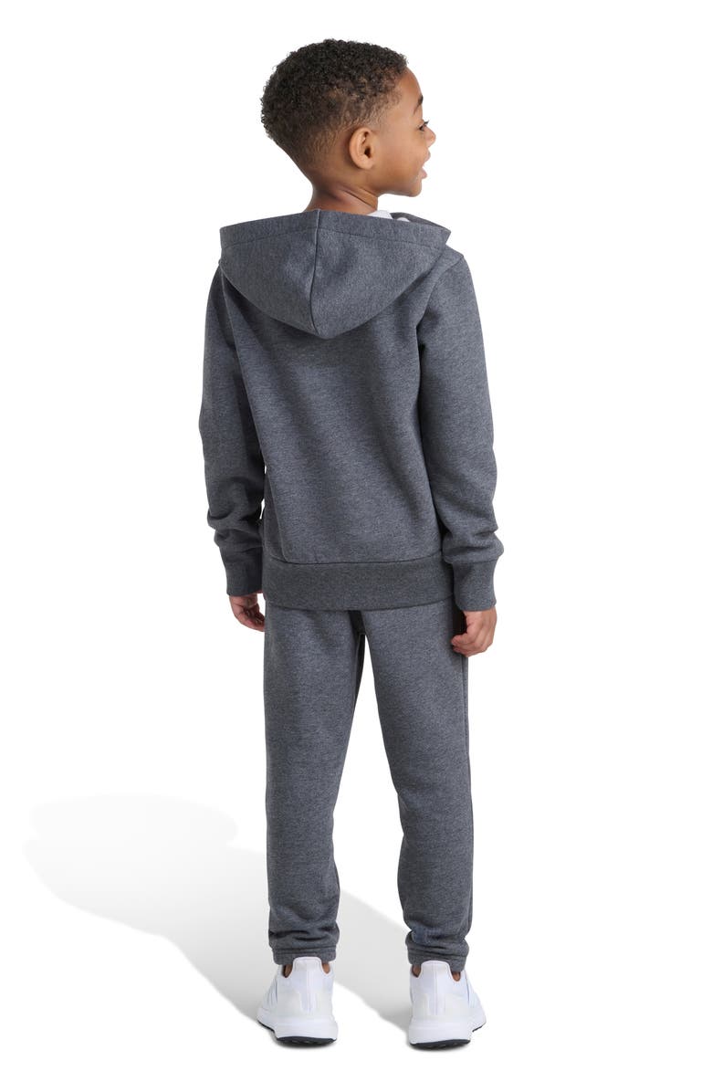 adidas Kids' Fleece Hoodie & Sweatpants Set, Alternate, color, Dark Heather