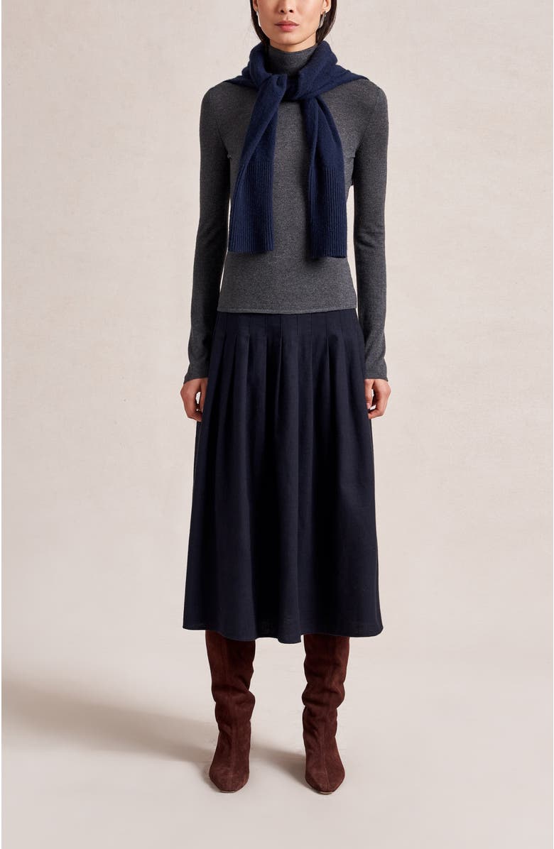 La Ligne Ewan Skirt, Main, color, Midnight