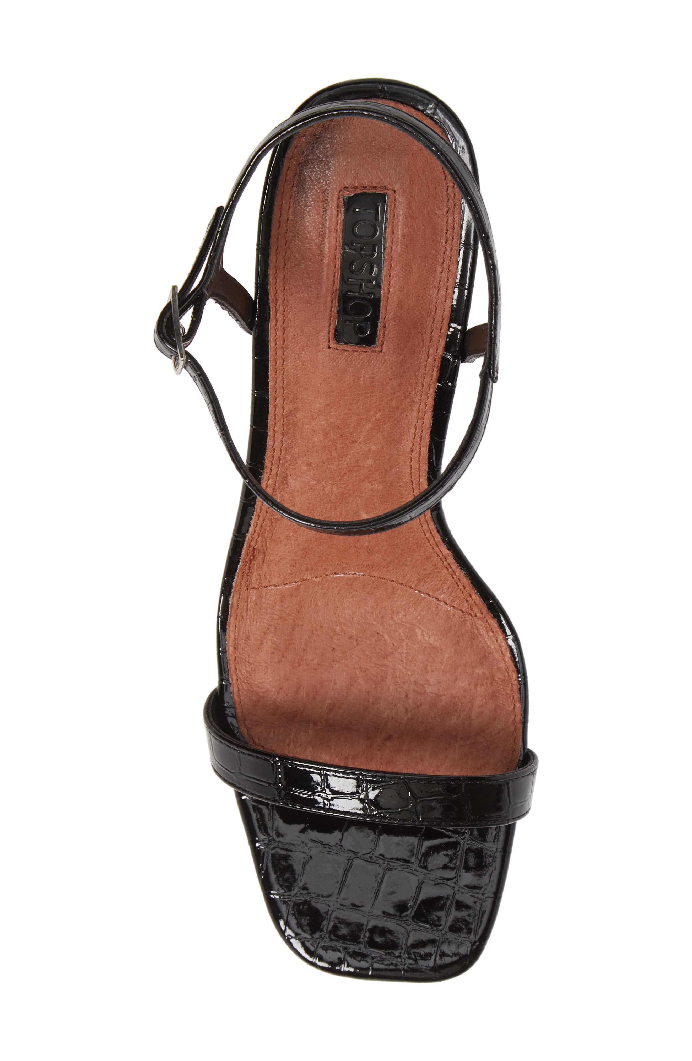 Topshop Remy Block Heel Sandal, Alternate, color, 