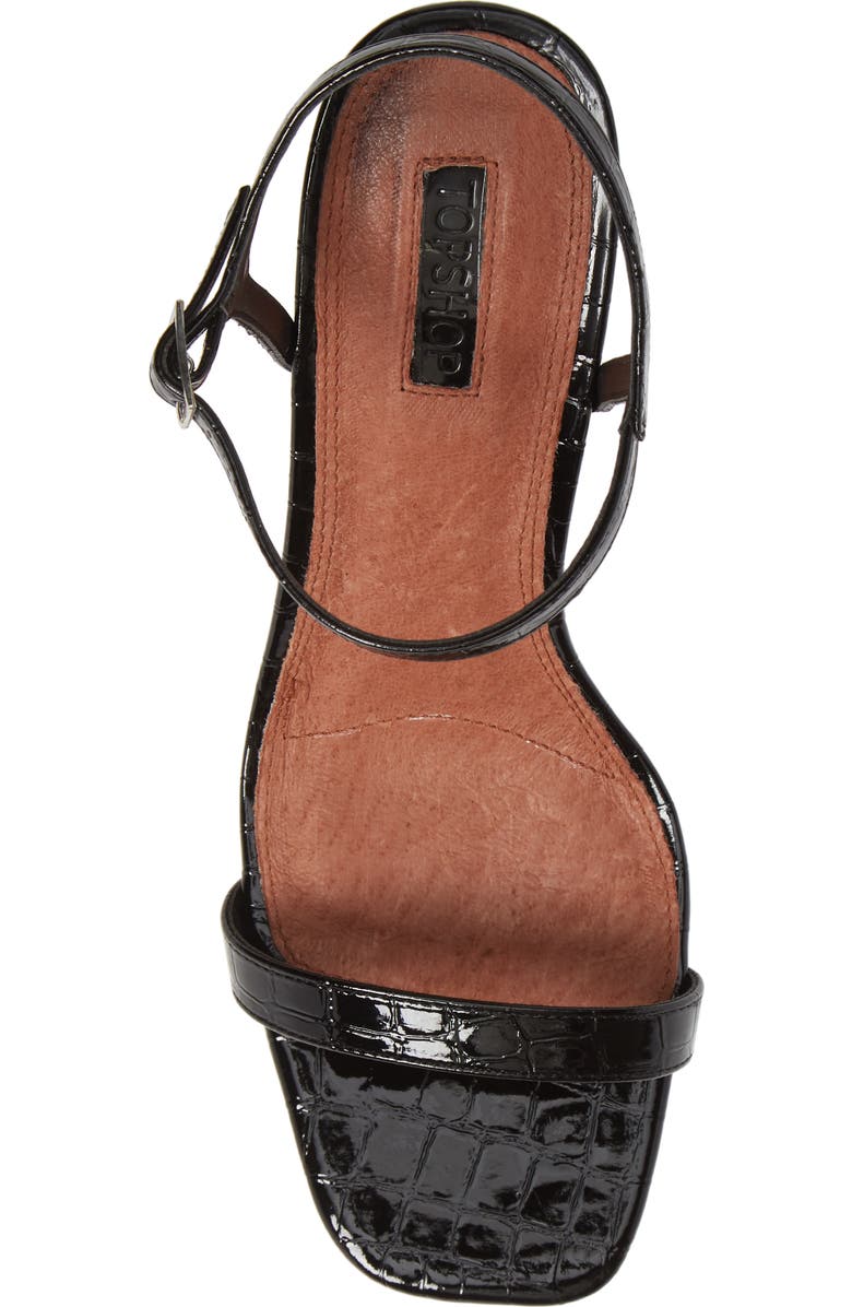 Topshop Remy Block Heel Sandal, Alternate, color,