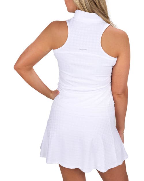 Black Clover Lynx Sleeveless Polo In White