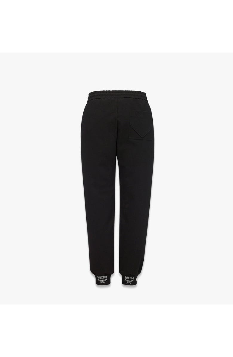 MCM Essential Logo Ponte Track Pants, Alternate, color, Black