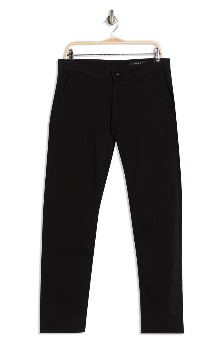 rag & bone Classic Chino Pants, Main, color, Black
