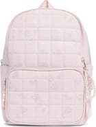 OMG Accessories Large Bow Floral Quilted Backpack
