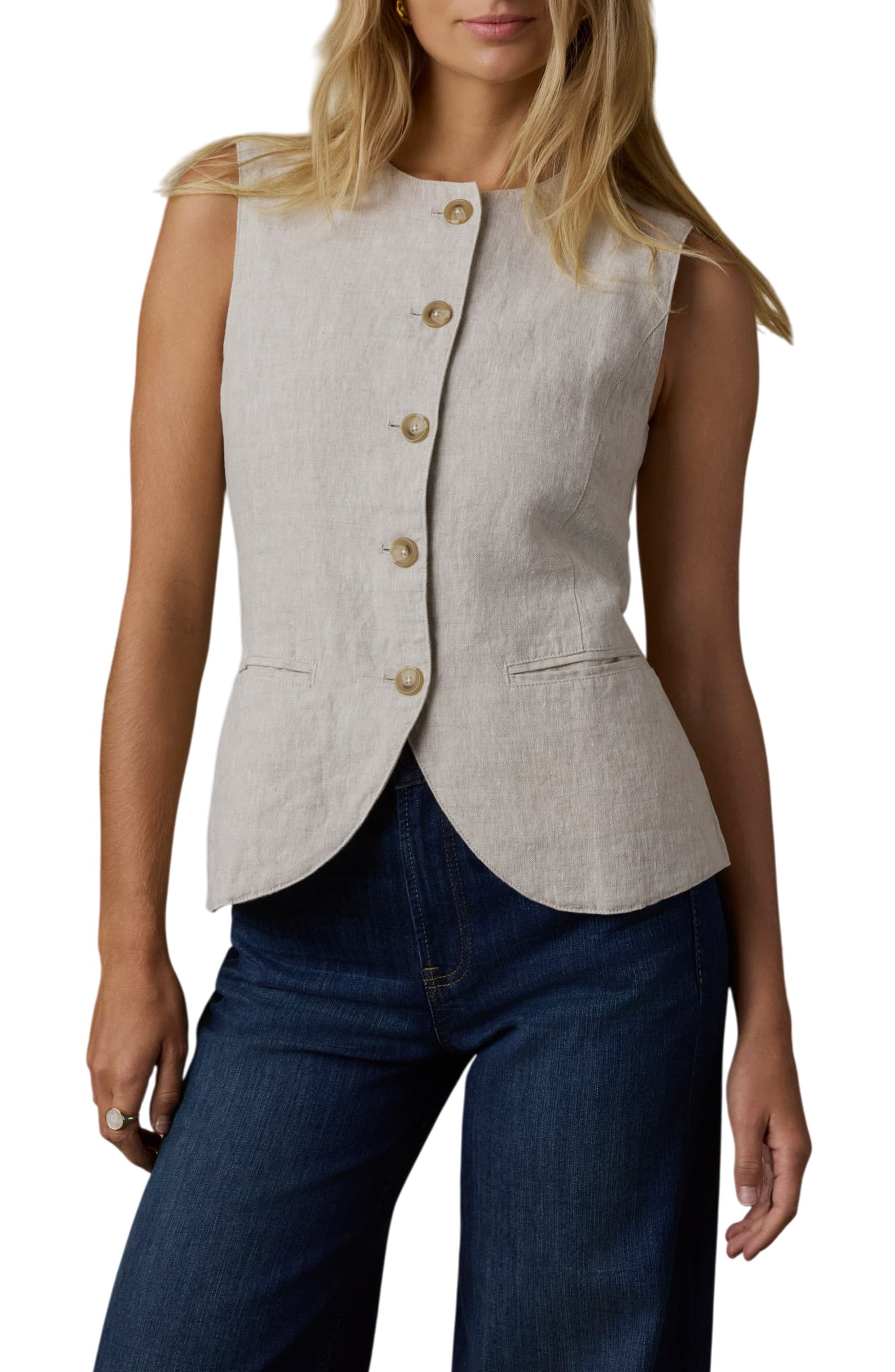 Sun Strider Linen Vest - image 3
