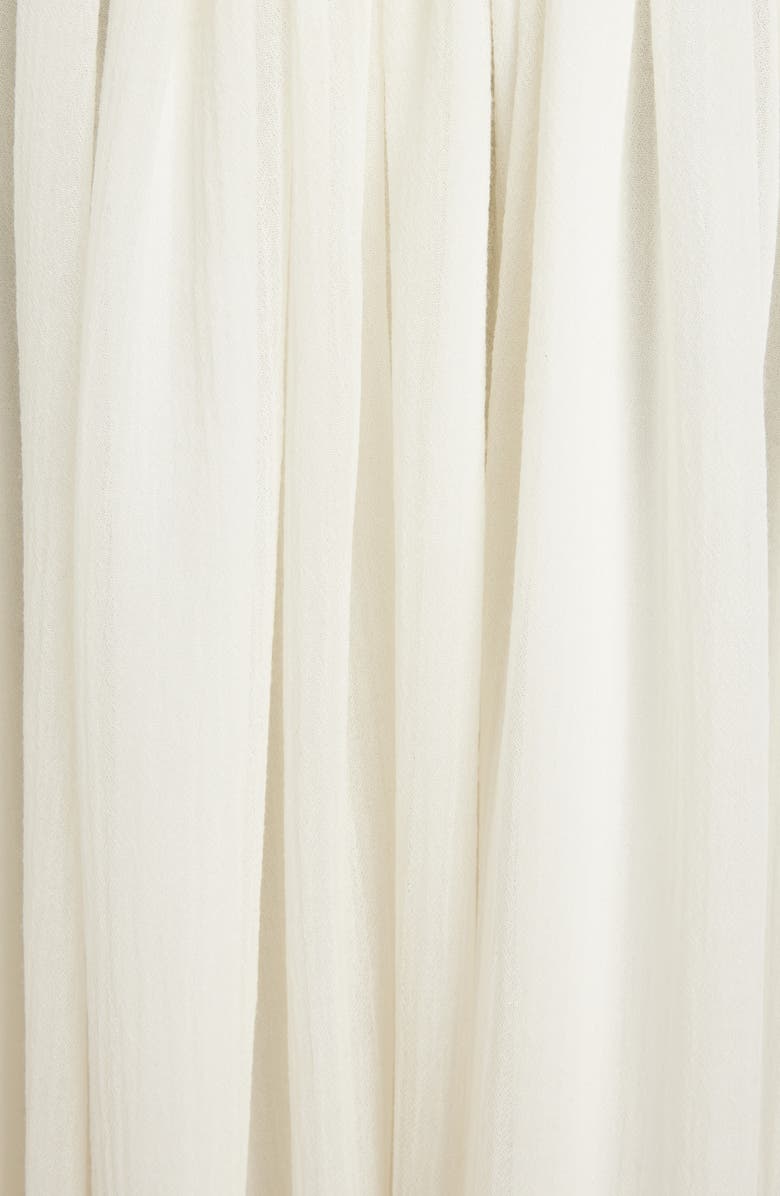 Chloé Two-Tone Long Sleeve Turtleneck Wool Blend Dress, Alternate, color,