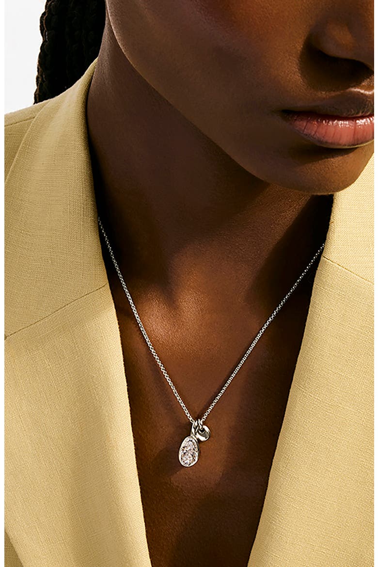 JH Lovestruck™ Pendant Necklace, Sterling Silver, Diamond, 3.25ct., Alternate, color, SILVER