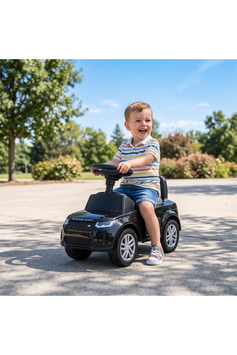 Land Rover Ride-On Push Car for Kids, Foot-to-Floor, Black, Alternate, color, Black