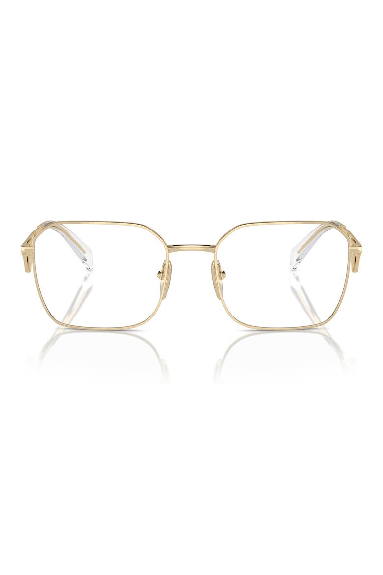 55mm Irregular optical glasses, Main, color, PALE GOLD
