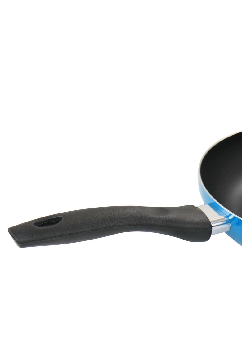 2 Piece 10 inch Aluminum Frying Pan, Alternate, color, Blue