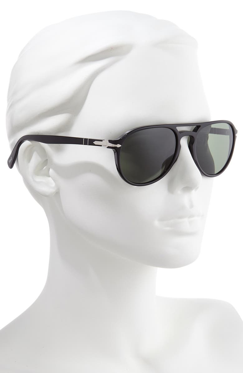 Persol 55mm Aviator Sunglasses, Alternate, color, 
