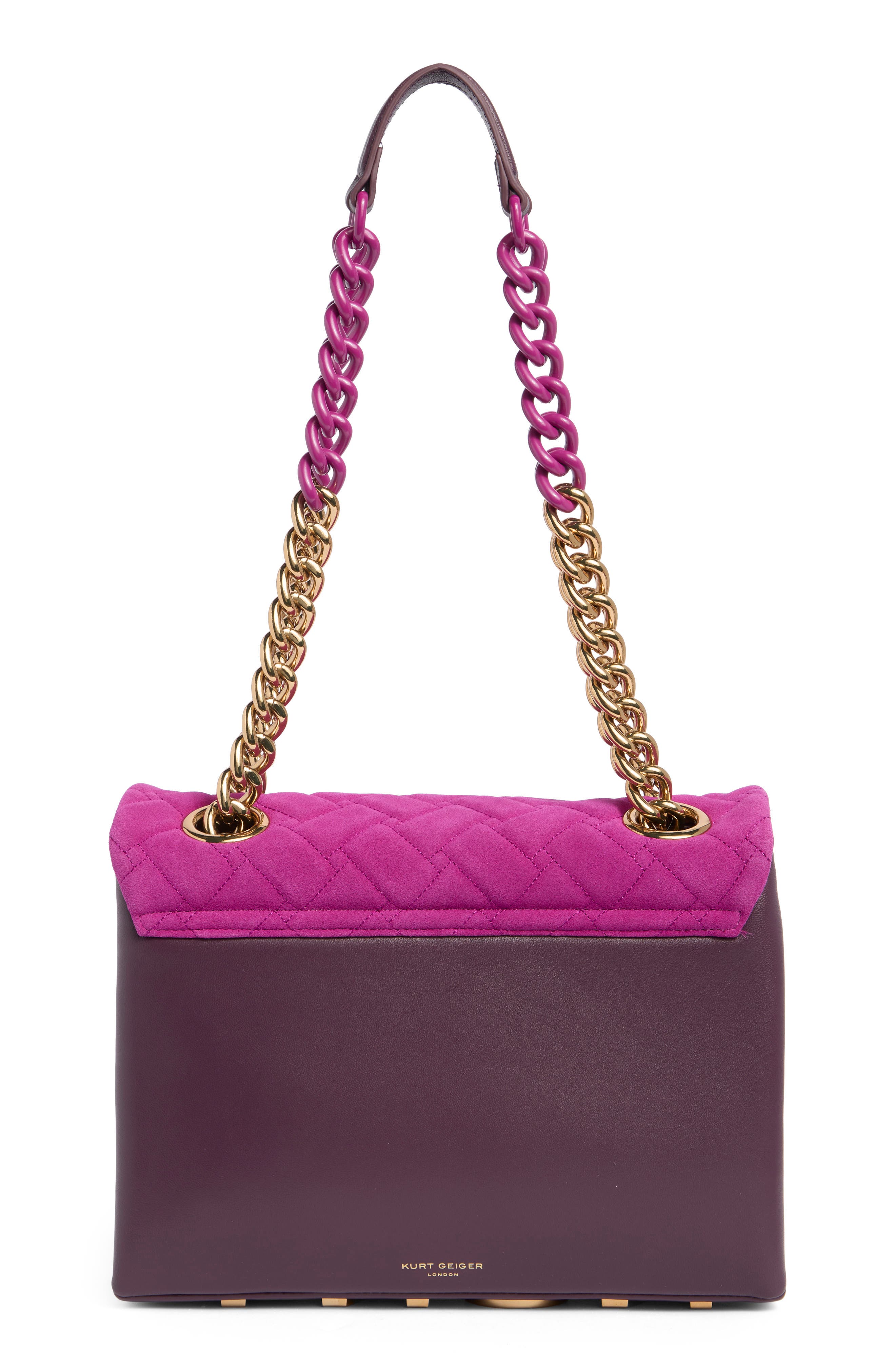 Kurt Geiger London Large Kensington Leather Convertible Shoulder Bag, Alternate, color, 