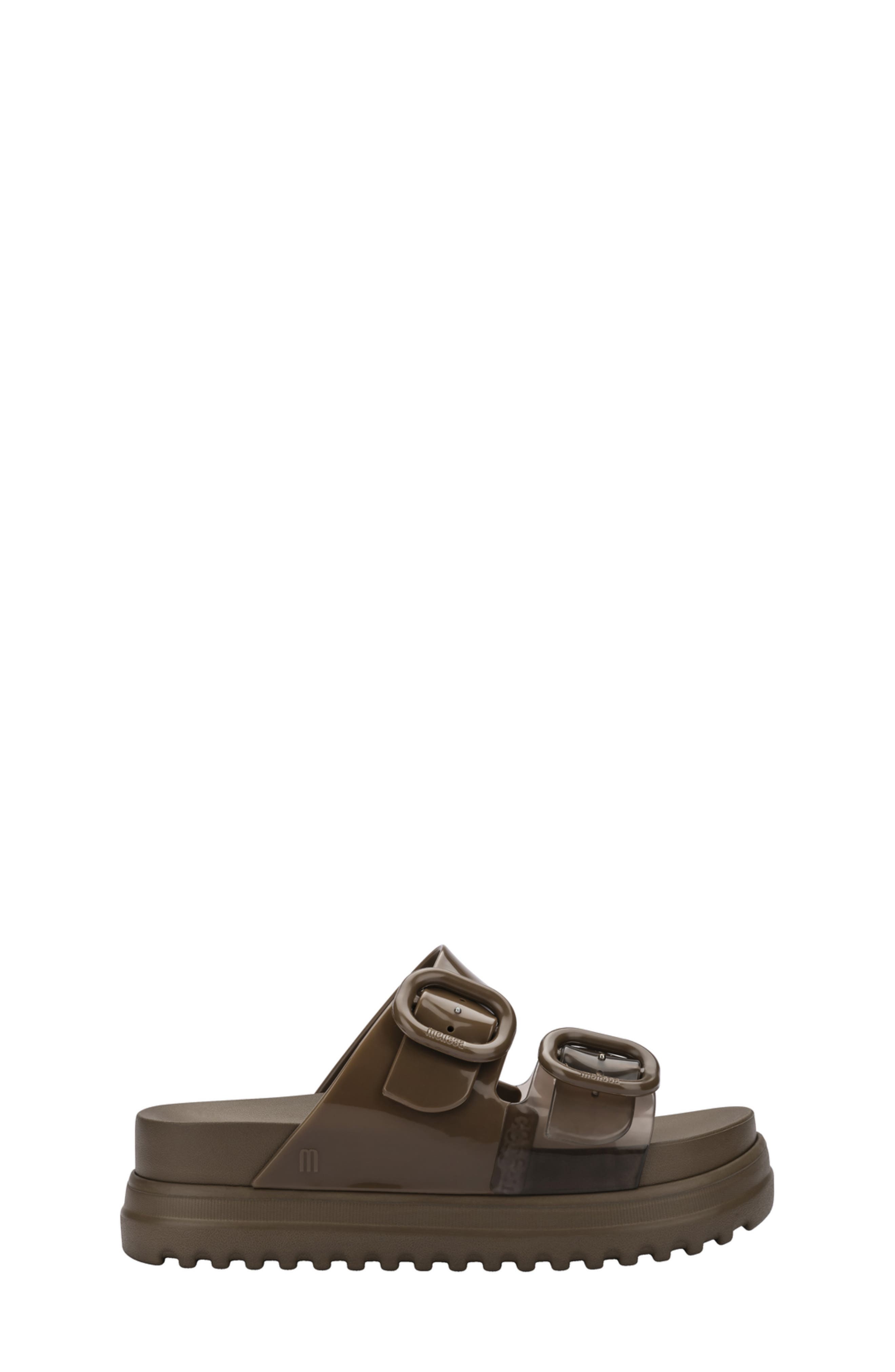 Mini Melissa Kids' Cozy Platform Slide Sandal, Alternate, color, 