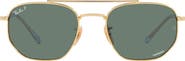 Ray-Ban 54mm Polarized Irregular Sunglasses