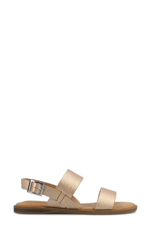 Journee Collection Lavine Slingback Sandal In Champagne
