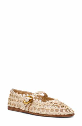Melody Raffia Mary Jane Flat