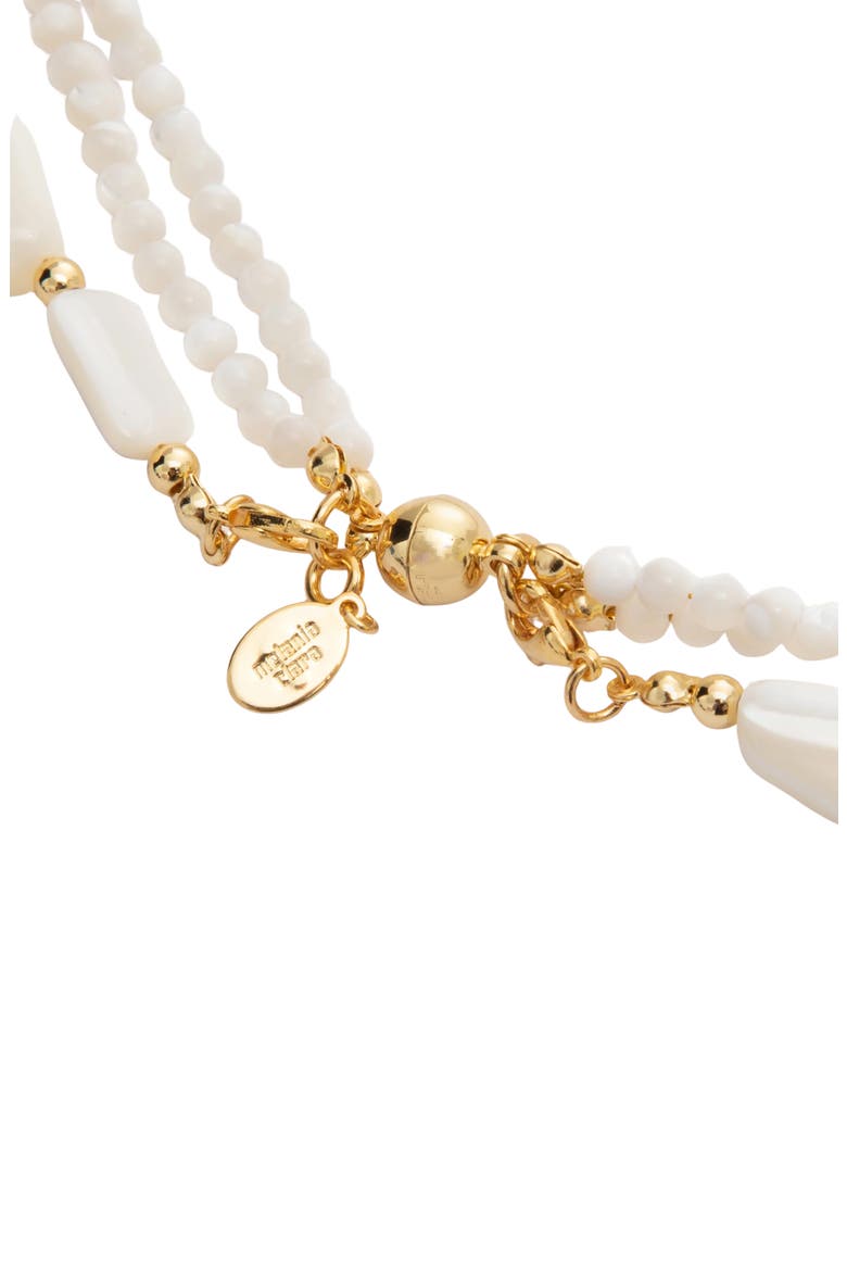 Freshwater Pearl Three Strand Necklace, Alternate, color, PEARL WHITE