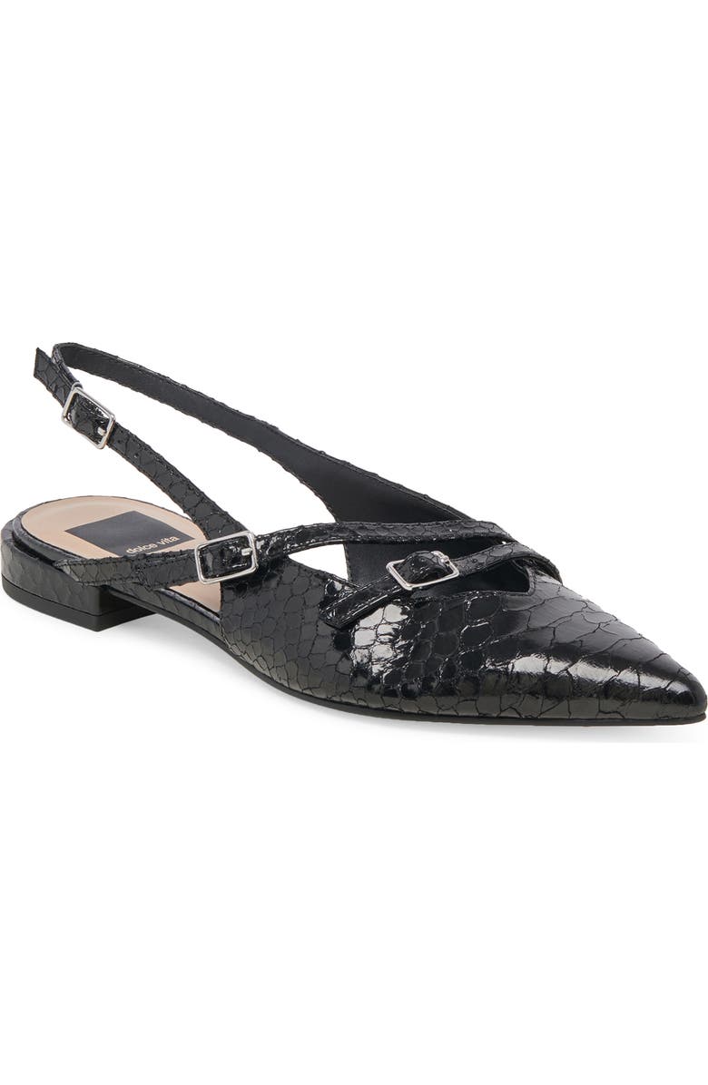 Dolce Vita Pamla Pointed Toe Slingback Flat, Main, color,
